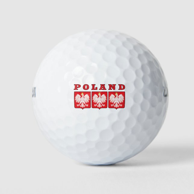 Pelotas De Golf Escudos de águila de Polonia (Anverso)