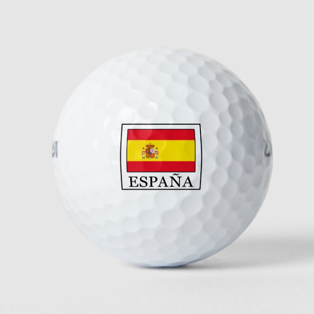 Pelotas De Golf España (Anverso)