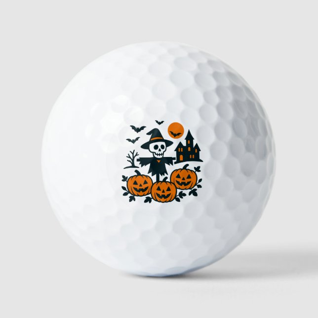 Pelotas De Golf Espectacular espantapájaros y atormentada noche en (Anverso)