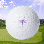 Pelotas De Golf Espectáculo morado de libélula mosca mosca morada<br><div class="desc">Pintura de la acuarela de la libélula púrpura de Artbymonika. Tarjetas de libélula, impresiones de libélula, diseño de libélula, ilustracion de libélula, arte de libélula, regalo de mamá, regalo para amigos, regalo de parto, gracias, bolsa de libélula, almohadilla de libélula, papel de libélula, huella de insectos, acuarela de insectos, huella...</div>