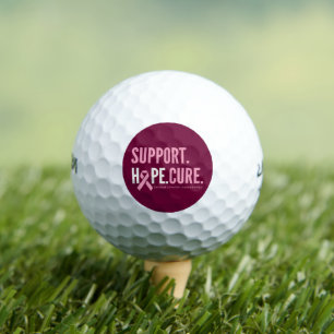 Pelotas De Golf esperanza de apoyo al cáncer de mama Golf Balls