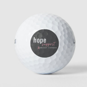 Pelotas De Golf esperanza de cáncer de mama Apoya a los Golf Balls