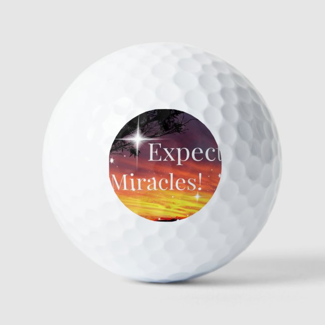 Pelotas De Golf Esperar milagros parquear cotización Inspiradora d (Anverso)