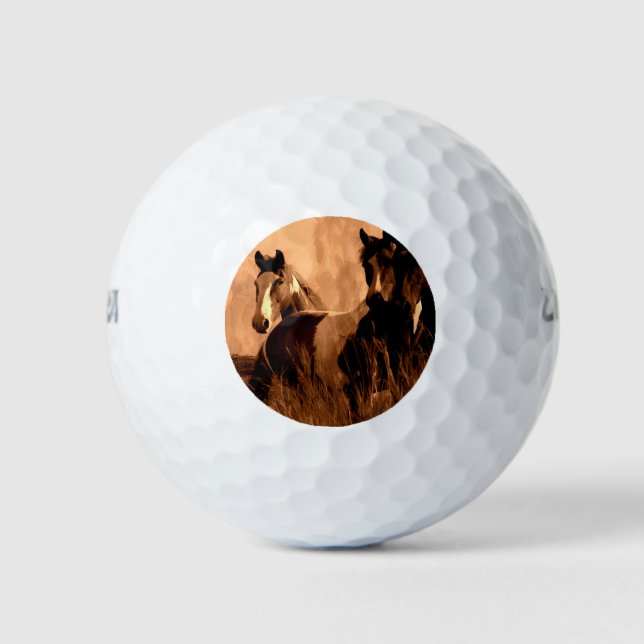 Pelotas De Golf Espíritu de caballo (Anverso)