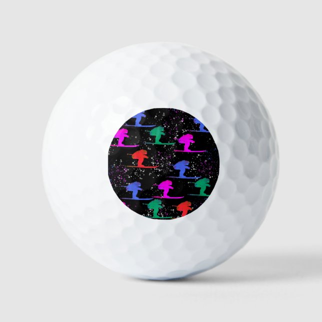PELOTAS DE GOLF ESQUIADOR DE INVIERNO (Anverso)