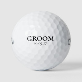 Pelotas De Golf Est. Groom Golf Balls