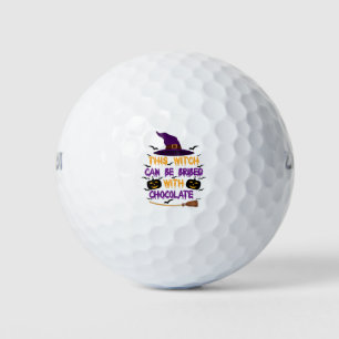 Pelotas De Golf Esta bruja puede ser sobornada con Halloween de ch