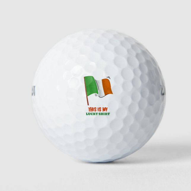 Pelotas De Golf Esta Es Mi Camisa De La Suerte (Anverso)