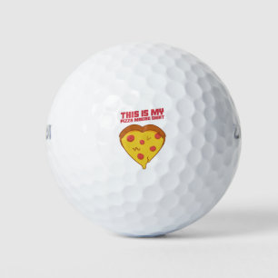 Pelotas De Golf Esta Es Mi Pizza Haciendo Corazón De Camisas
