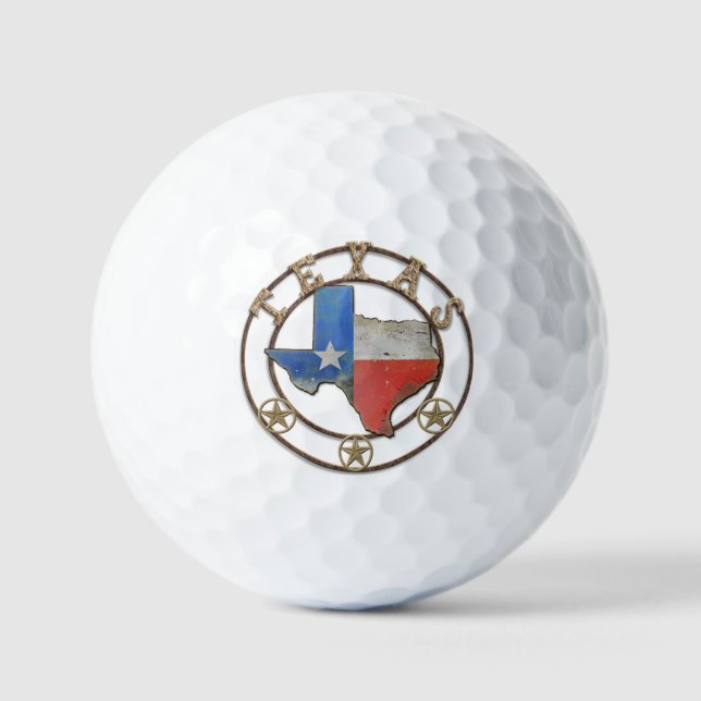 Pelotas De Golf Estado de Texas: Hierro Forjado (Anverso)