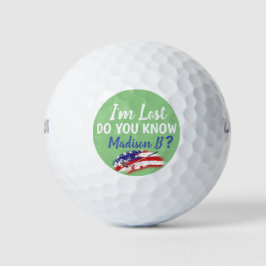 Pelotas De Golf Estados Unidos perdió a Golfer Funny