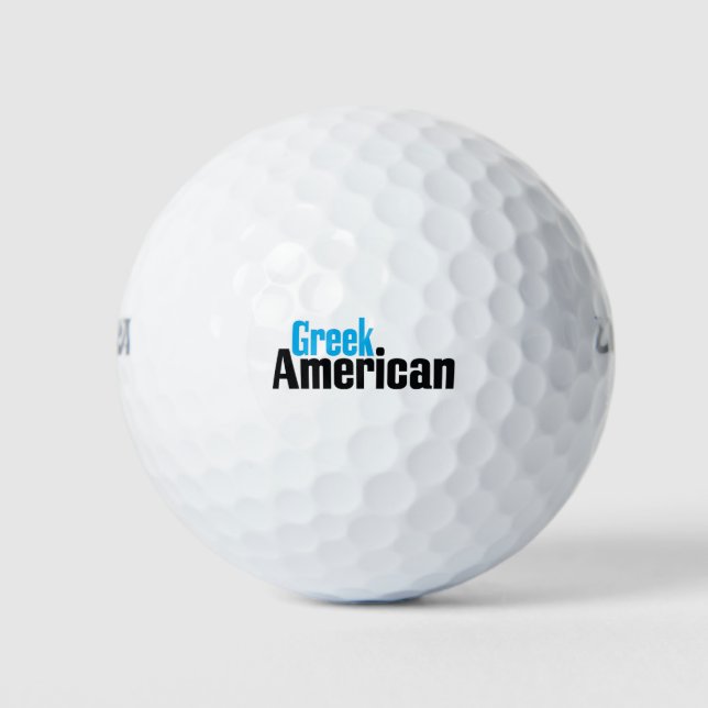 Pelotas De Golf Estadounidense Griego (Anverso)