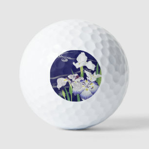 Pelotas De Golf Estampa de Arte de Iris Japonés Antiguo Kogyo Tsuk