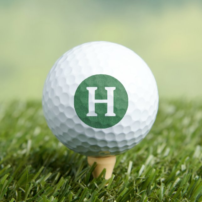 Pelotas De Golf Estampado de mezclilla Verde de primavera Monogram (Camiseta in situ)