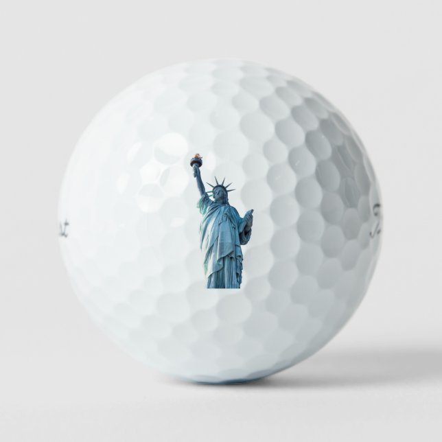 Pelotas De Golf Estatua de la libertad (Anverso)