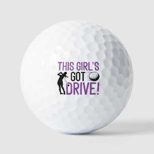 Pelotas De Golf Este Chica tiene impulso