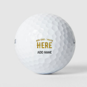 PELOTAS DE GOLF ESTILOSO MODERNO PERSONALIZABLE BLANCO VERIFICADO 