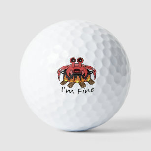Pelotas De Golf Estoy bien hirviendo cangrejo