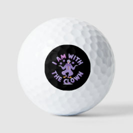 Pelotas De Golf Estoy con el payaso espeluznante y divertida Hallo