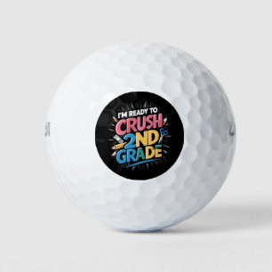 Pelotas De Golf Estoy listo para aplastar el regreso a la escuela