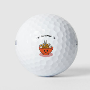 Pelotas De Golf 'Estoy tan Ramen-tico' Divertido Día de San Valent