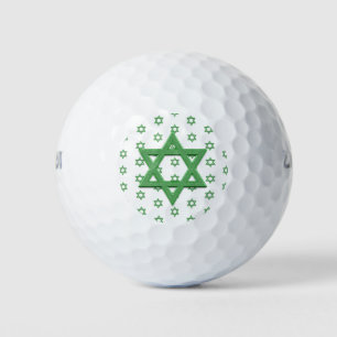 Pelotas De Golf Estrella de David Verde sin Costuras