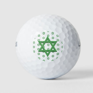 Pelotas De Golf Estrella de David Verde sin Costuras