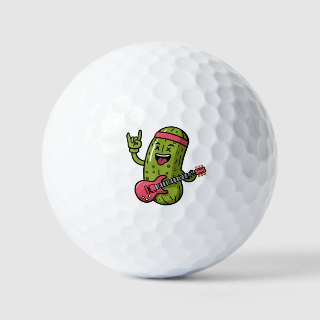 Pelotas De Golf Estrella de Rock en Escabeche (Anverso)