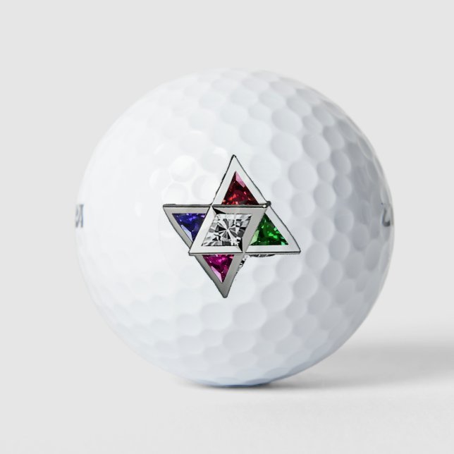 Pelotas De Golf Estrella Gemstone (Anverso)