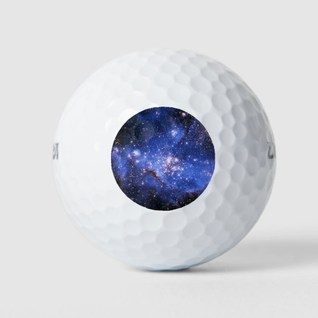 Pelotas De Golf Estrellas Embriónicas azules caídas (Anverso)