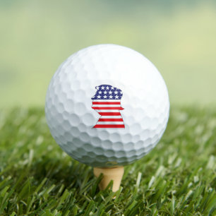 Pelotas De Golf Estrellas y rayas de Trump 2024