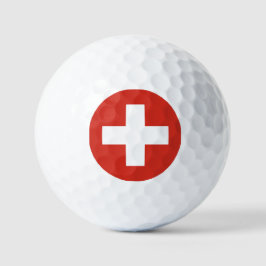 Pelotas De Golf Estuche de teléfono de bandera de Suiza