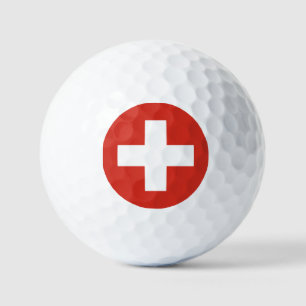 Pelotas De Golf Estuche de teléfono de bandera de Suiza