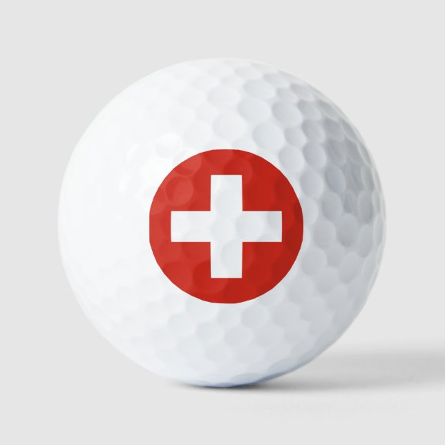 Pelotas De Golf Estuche de teléfono de bandera de Suiza (Anverso)