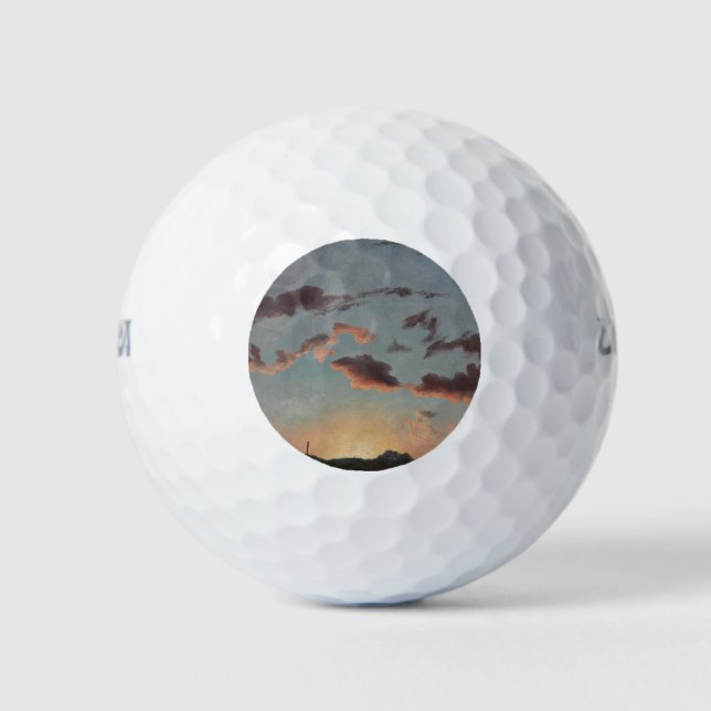 Pelotas De Golf Estudio en la nube (nubes en el cielo) (de Knud Ba (Anverso)