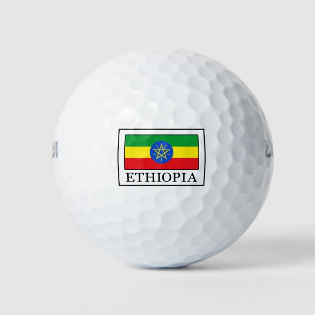 Pelotas De Golf Etiopía (Anverso)