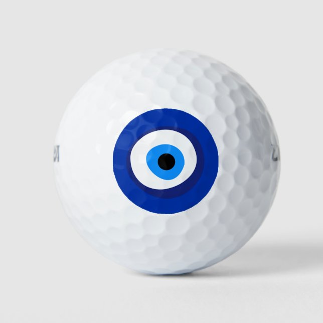 Pelotas De Golf evil eye ancient symbol antiquity talisman superst (Anverso)
