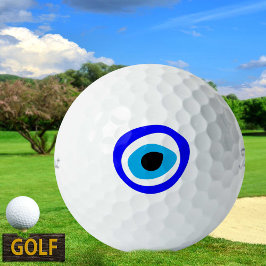 Pelotas De Golf Evil Eye Talisman y Arabic Amulet Lucky /Golf Ball