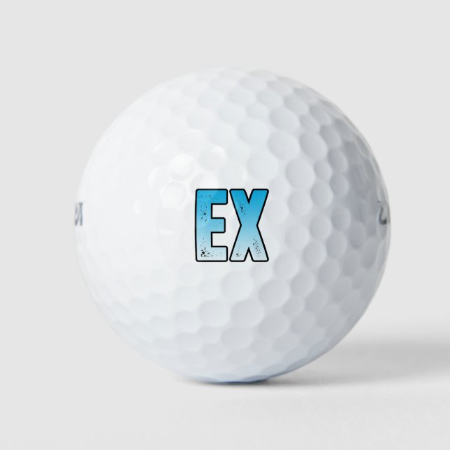 Pelotas De Golf ex esposa ex marido (Anverso)