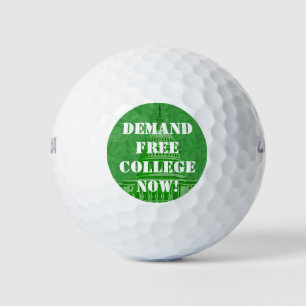 Pelotas De Golf Exigir una universidad gratuita ahora