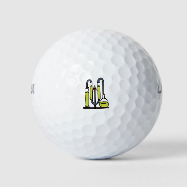 Pelotas De Golf Experiencia química (Anverso)