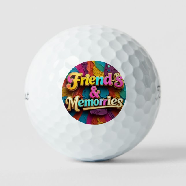 Pelotas De Golf "Experiencias inolvidables" (Anverso)
