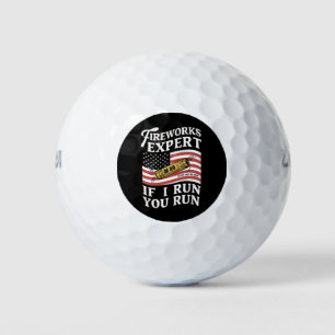 Pelotas De Golf Experto en fuegos artificiales Si yo corro tú corr