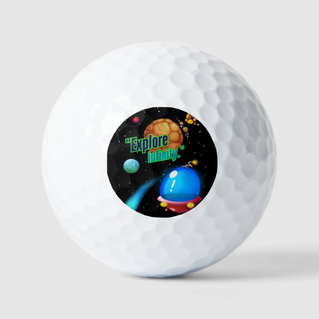 Pelotas De Golf Explora el infinito (Anverso)