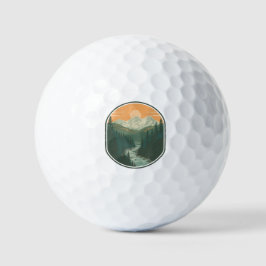 Pelotas De Golf Explorador de la Naturaleza Salvaje Retro Personal