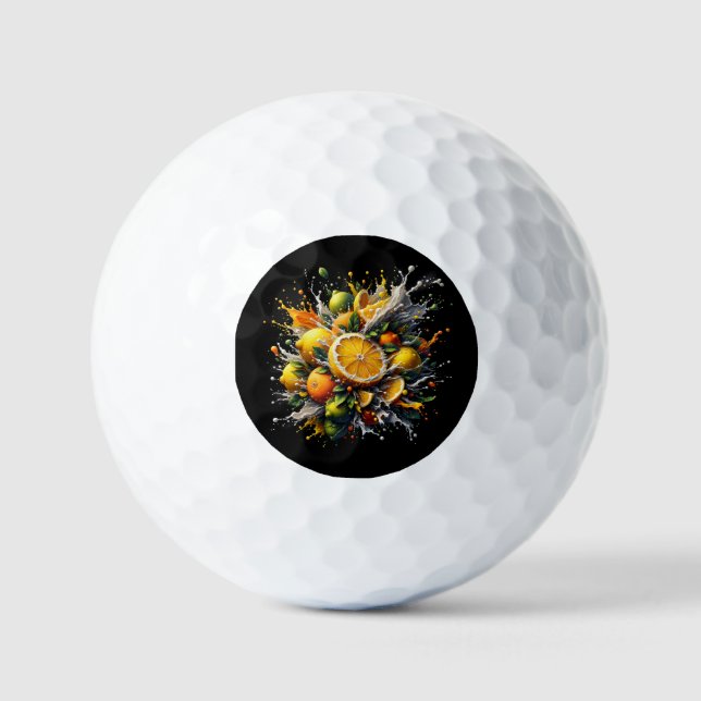 Pelotas De Golf Explosión de cítricos (Anverso)