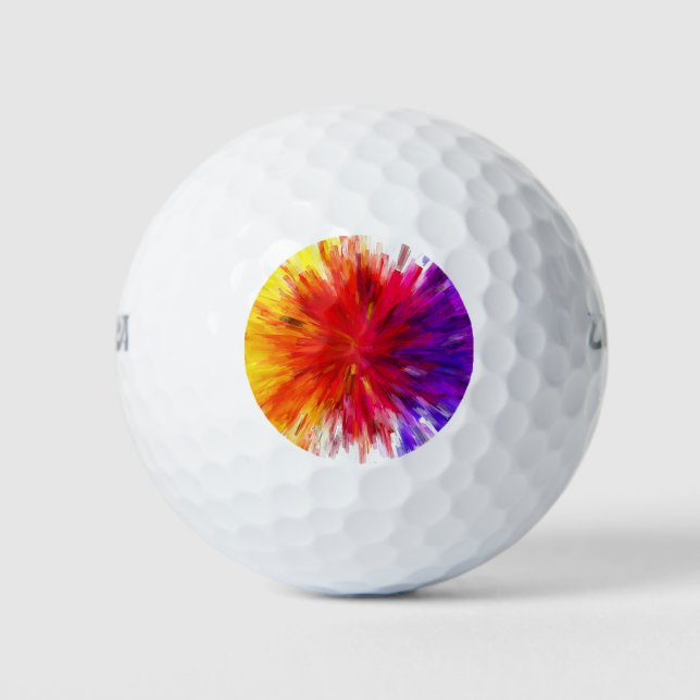Pelotas De Golf Explosión de color (Anverso)