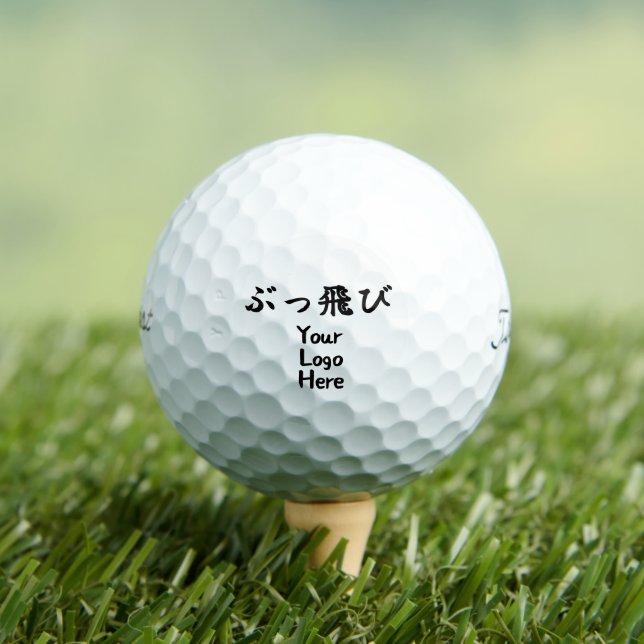 Pelotas De Golf Explosive Distance (Buttobi) Japanese Kanji (Camiseta in situ)