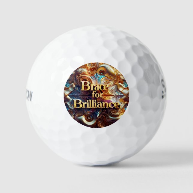 Pelotas De Golf "Expresiones dinámicas" (Anverso)