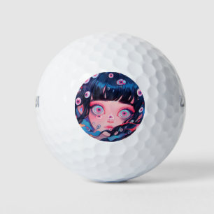 Pelotas De Golf Extraño Chica De Anime Astuto